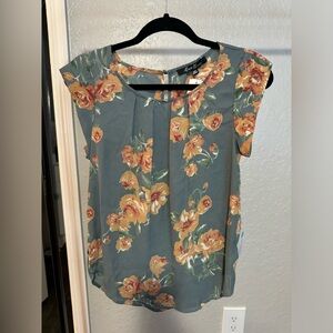 Alice Blue Ambriz Pleat Front Detail Blouse XSP